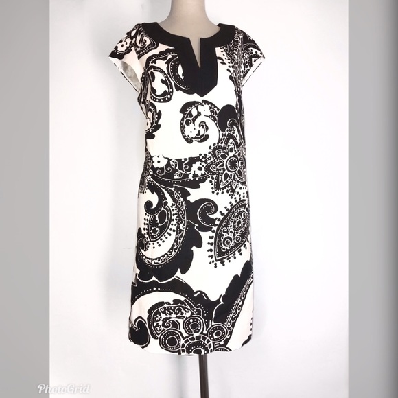 Kate Spade Heleen Black Multi Paisley Print Shift - Picture 2 of 4